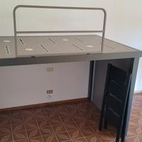 LETTO STRUTTURA A PONTE ADATTO A MATERASSO 120X200