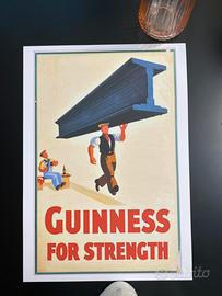 Poster birra Guinness bar quadro Pub birreria