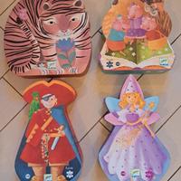 Set 4 puzzle Djeco 3-4 anni