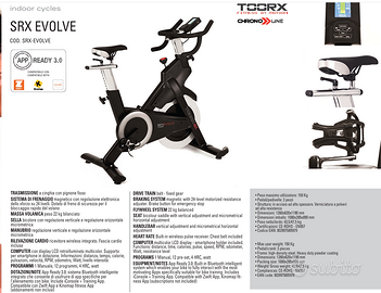 Spinning bici TOORX SRX EVOLVE