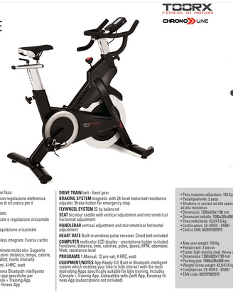 Spinning bici TOORX SRX EVOLVE