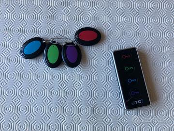 Set cercaoggetti wireless con 4 tag e telecomando