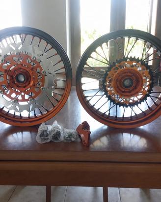 Cerchi motard Ktm, Husqvarna, Yamaha, Beta ecc.
