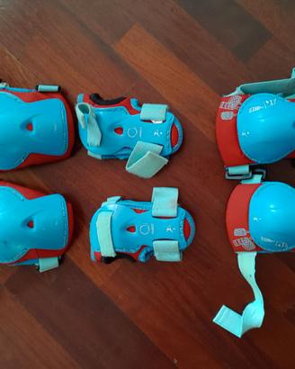 Protezioni roller monopattino skate bambino