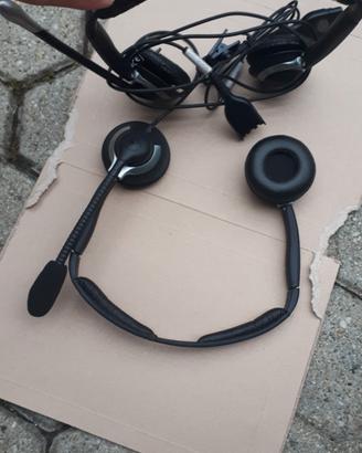 Cuffia Sony e Sennheiser con doppio jack audio/mic