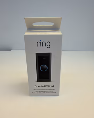 Ring Video Doorbell Wired + Plug-In Adapter nuovi