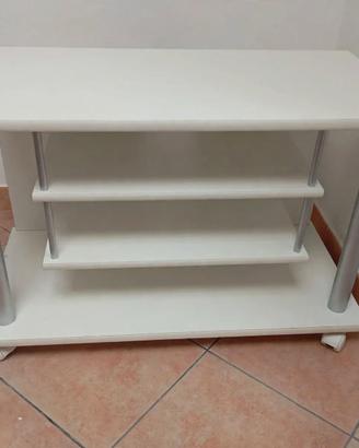 Tavolino Porta TV / Mobiletto Multiuso Bianco