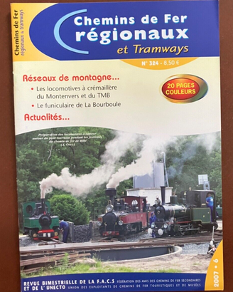 rivista treni Cremagliera Montenvers Monte Bianco