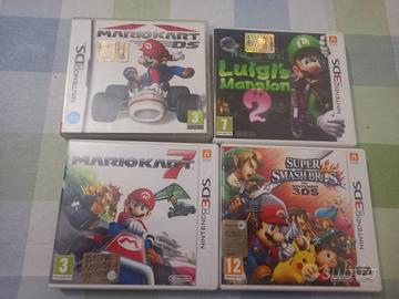 Lotto 4 giochi nintendo 3ds-ds in ITALIANO 
