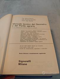 Manuale tecnico geometra perito agrario