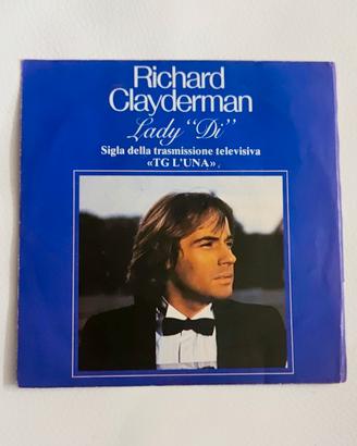 Disco 45 giri Richard Clayderman Lady Di