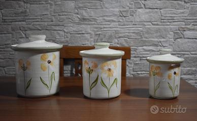 Set 3 contenitori Faria e Bento – dipinti a mano