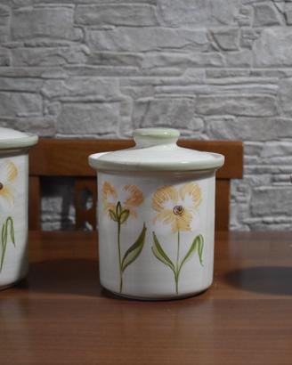 Set 3 contenitori Faria e Bento – dipinti a mano