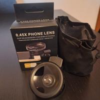 Obbiettivo grandangolare per Smartphone  0.45x