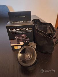Obbiettivo grandangolare per Smartphone  0.45x