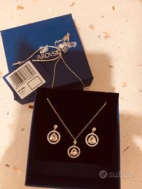 Set orecchini e collana Swarovski in cristallo