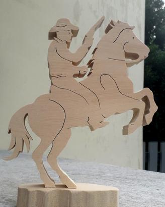 Cavallino con cowboy