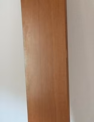 Mensola lunga da parete, legno ciliegio