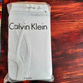 3 slip bianchi Calvin Klein