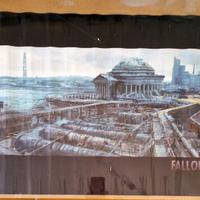 Fallout 3 Lincoln memorial poster su carta lucida