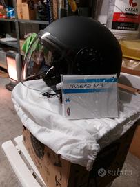 Casco jet Caberg Riviera V3 taglia XXL