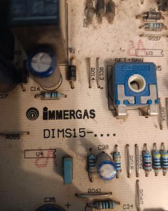 scheda caldaia immergas DMS 15