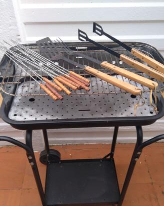 Barbecue BBQ a carbone