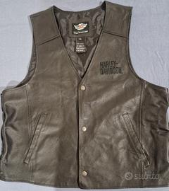 Gilet uomo in pelle Harley Davidson 