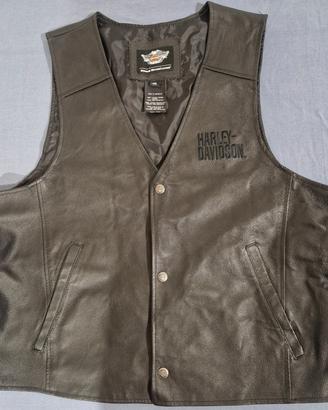 Gilet uomo in pelle Harley Davidson 