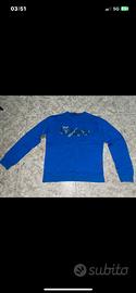 Felpa azzurra carlsberg  taglia XL