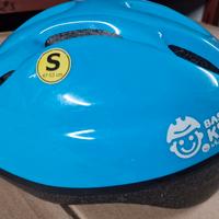 casco bici bambini taglia S (47-53) azzurro