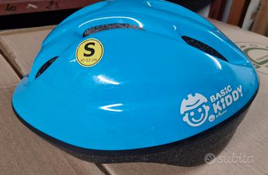 casco bici bambini taglia S (47-53) azzurro