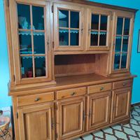 credenza tavolo e sedie in rovere