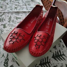 MOCASSINO ROSSO SUSIMODA (vera pelle)