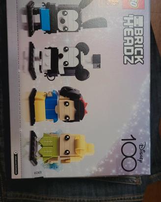 lego brickheadz 40622 celebrazione 100 disney