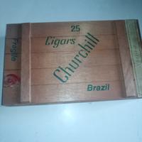Churchill scatola sigari vintage 