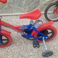 Bici con rotelle bimbo