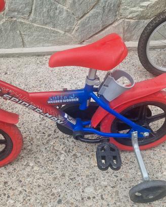 Bici con rotelle bimbo