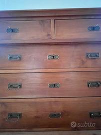 Cassettiera in legno