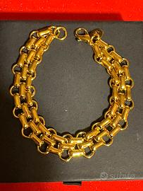 Bracciale placcato oro 18 k