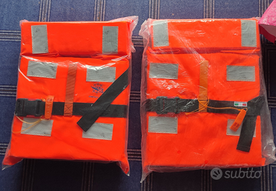 2 SALVAGENTE 150N NUOVI ISO 12402-3 barca natante