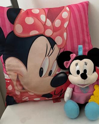 Minnie-cuscino e peluche Baby Clementoni