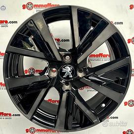 4 cerchi lega peugeot 208 gt new r17 lt3150