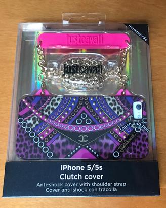 Just cavalli - custodia cover con tracolla - nuova