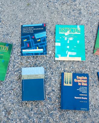 Lotto libri di grammatica inglese e dizionari