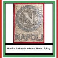 Ciottoli di fiume, quadro NAPOLI calcio.