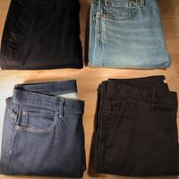 4 pantaloni Levi's, Yes Zee, Pence, Sseinse 