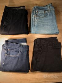 4 pantaloni Levi's, Yes Zee, Pence, Sseinse 