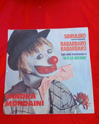 45 Giri Sbirulino Sandra Mondaini 1978 CGD

