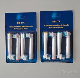 Testine di ricambio compatibili oral b (non io)